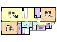 物件の間取り