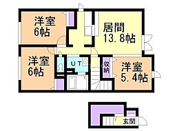 ヴィオラカーサ 3LDKの間取図画像