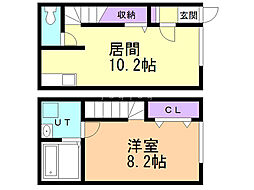 FT3 1LDKの間取図画像