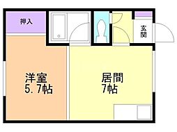 クリーンハイツ 1階/105