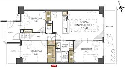 間取図画像 3LDK