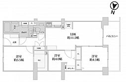 間取図画像 3LDK