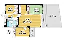 ラウムズ菅原ノースヒル 3LDKの間取図画像