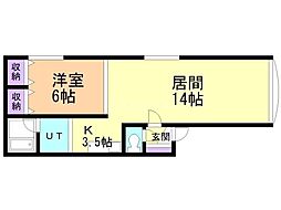 間取図画像 1LDK