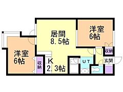 物件の間取り