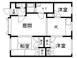 間取図画像 3LDK