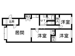 間取図画像 3LDK