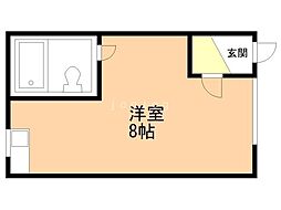ダイワハイツ ワンルームの間取図画像