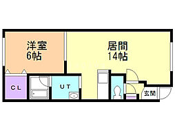 間取図画像 1LDK