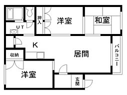 間取図画像 3LDK