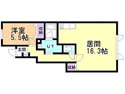 間取図画像 1LDK