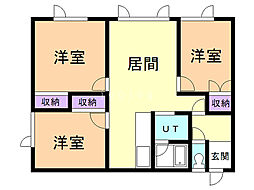 間取図画像 3LDK
