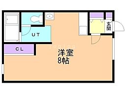 YouHope ワンルームの間取図画像