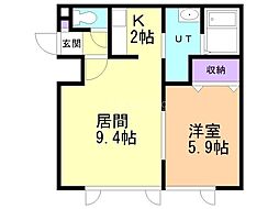 Lito 1LDKの間取図画像