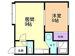 ウィンク 1LDKの間取図画像