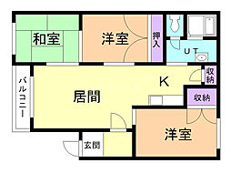 末岡イースト7・8 3階/B-7