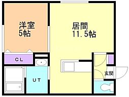 間取図画像 1LDK