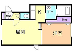 間取図画像 1LDK