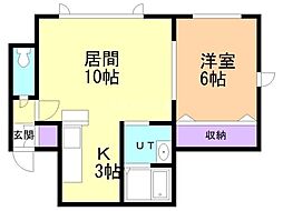 間取図画像 1LDK