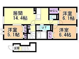 間取図画像 3LDK