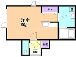間取図画像 ワンルーム