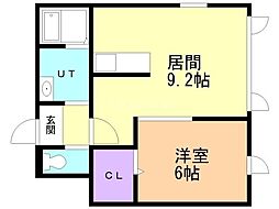 Olive5 1LDKの間取図画像