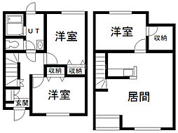 クローチェ 3LDKの間取図画像