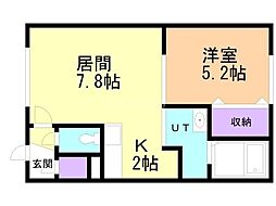 フォレスト31 1LDKの間取図画像