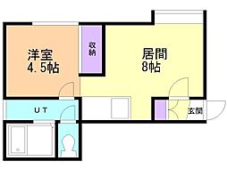 ハイムわたなべ2 2階/F