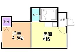 間取図画像 1DK
