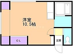 ファーストライブ ワンルームの間取図画像