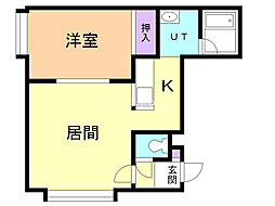間取図画像 1LDK