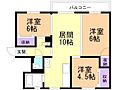 ヴィラナリー旭川C棟4階2.7万円