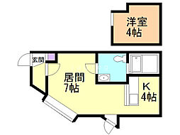 間取図画像 1LDK