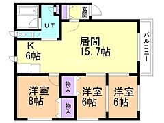 物件の間取り