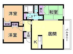 間取図画像 3LDK