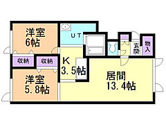 物件の間取り