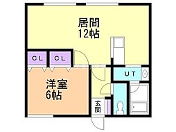 間取図画像 1LDK