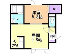 バス 旭川電気軌道バス豊岡7−1下車 徒歩2分 1階/-