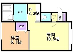 間取図画像 1LDK