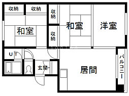間取図画像 3LDK