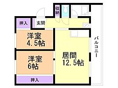 物件の間取り