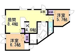 物件の間取り