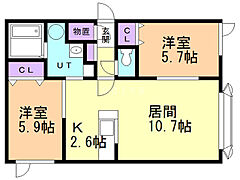 物件の間取り