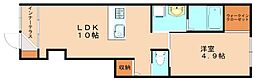 ブロッサム3 1LDKの間取図画像
