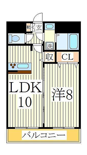 INSURANCE BLDG.VI ｜千葉県柏市大山台2丁目(賃貸マンション1LDK・4階・40.50㎡)の写真 その2