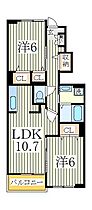 ハミングヒルズＡ  ｜ 千葉県柏市手賀の杜3丁目（賃貸アパート2LDK・1階・55.42㎡） その2