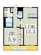 スプリーム  ｜ 千葉県野田市山崎新町（賃貸アパート1LDK・1階・44.62㎡） その2