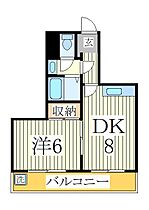 ヴェルデ流山  ｜ 千葉県流山市加6丁目（賃貸マンション1DK・5階・33.87㎡） その2