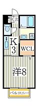 ストラールＡ  ｜ 千葉県流山市東深井（賃貸アパート1K・2階・30.27㎡） その2